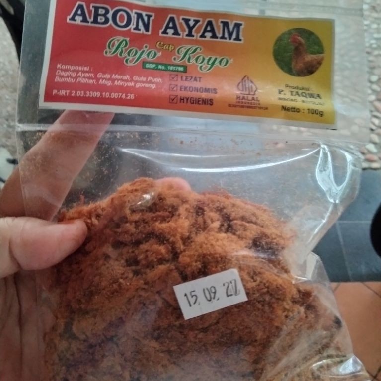 Abon ayam rojo.koyo