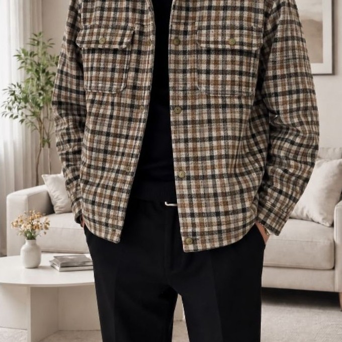 KEMEJA OUTER PLAID JACKET BY JAPAN