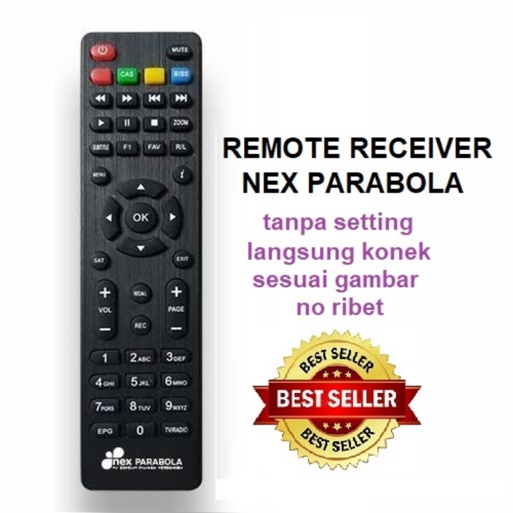 REMOT / REMOTE RECEIVER NEX PARABOLA MOLA NEX PARABOLA / REMOT NEX PARABOLA MERAH REMOTE OPTUS GOL N