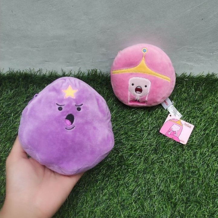 Boneka dompet koin princess bubblegum/ lumpy spice princess adventure time ori miniso cartoon networ
