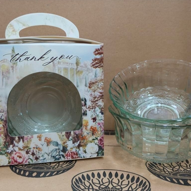 24 mangkok Alicia besar souvenir kemasan box terpisah