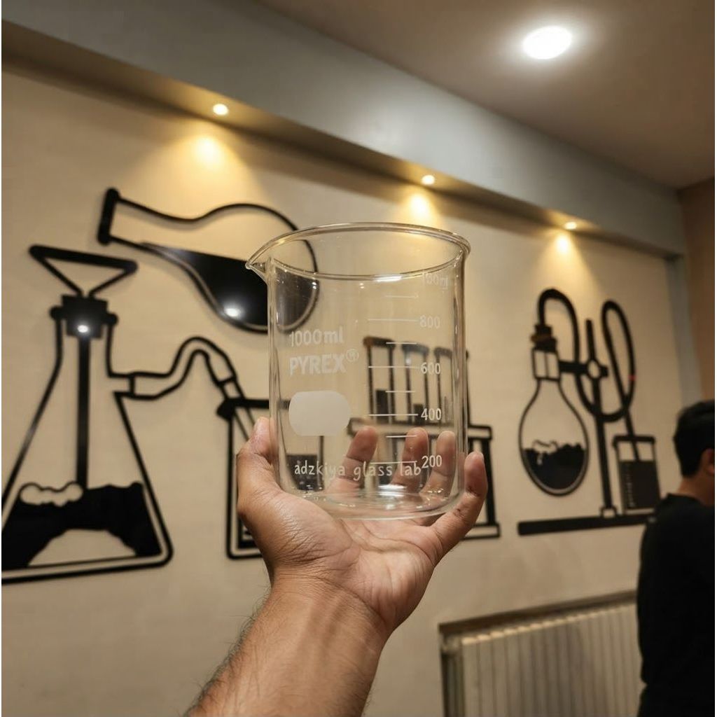 glass beaker 1000ml pyrex.
