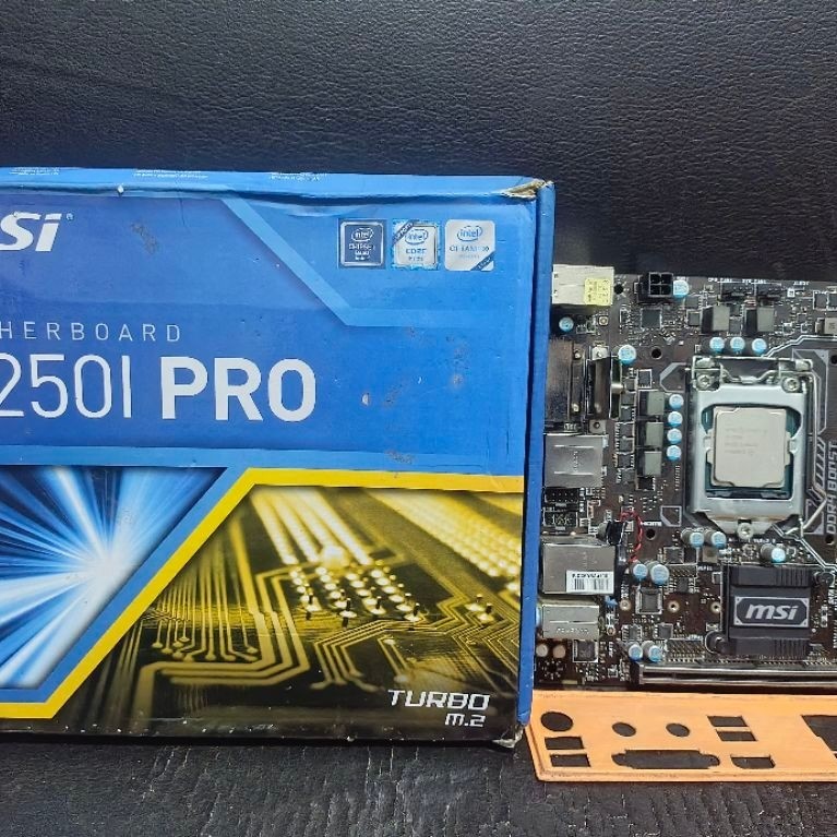 motherboard mini itx msi b250i dan processor i5 7500