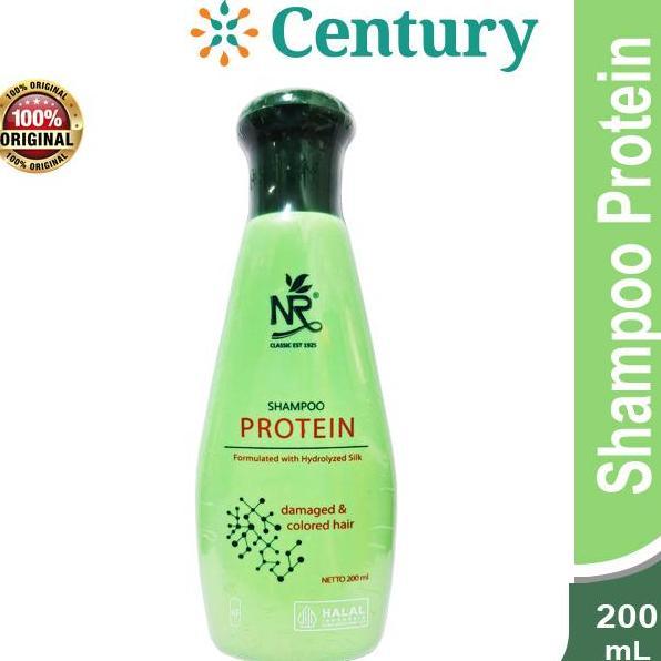 Nr Shampoo Protein 200Ml Shampoo Rambut Kering Rambut Halus