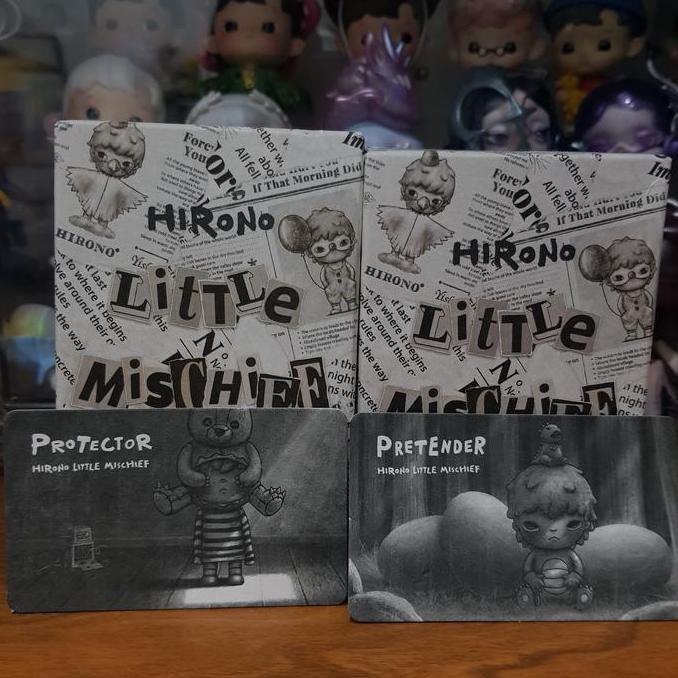 POP MART HIRONO LITTLE MISCHIEF SELECTED (PRETENDER & PROTECTOR) FIGURE BLINDBOX POPMART ORIGINAL