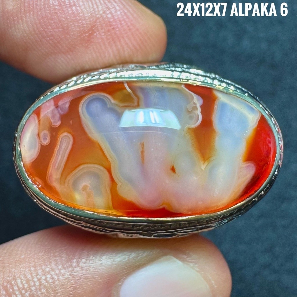 Cincin Batu Akik Natural Lafadz Allah (Asli Alam)