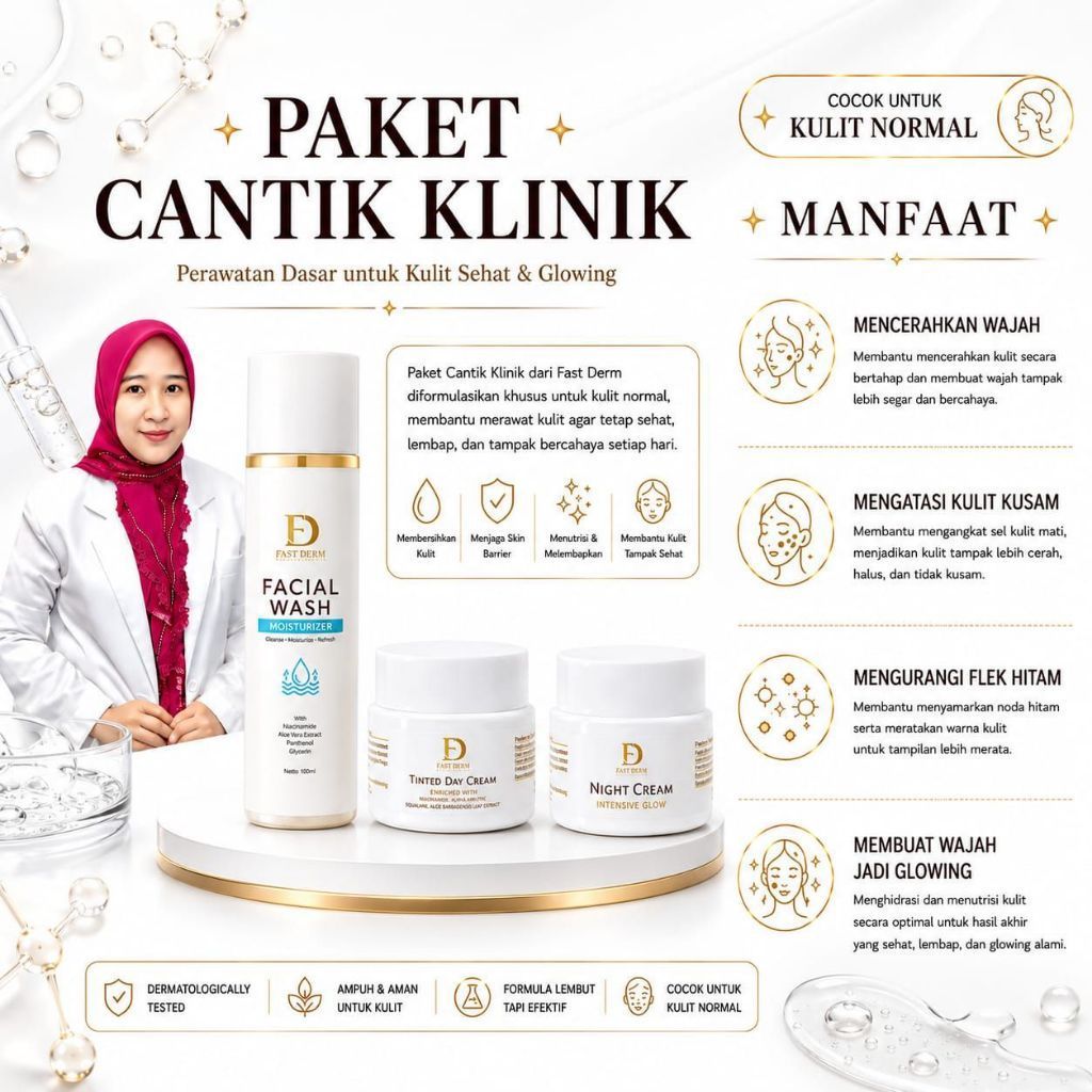 PAKET CANTIK CLINIC FAST DERM