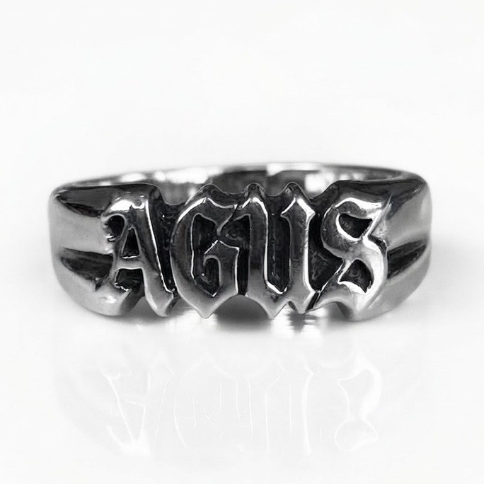 Cincin agus bisa custom nama sendiri