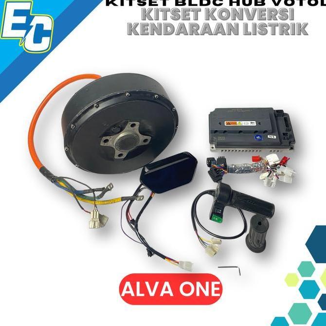 Kit Set Motor Listrik Bldc Hub 4Kw 72V
