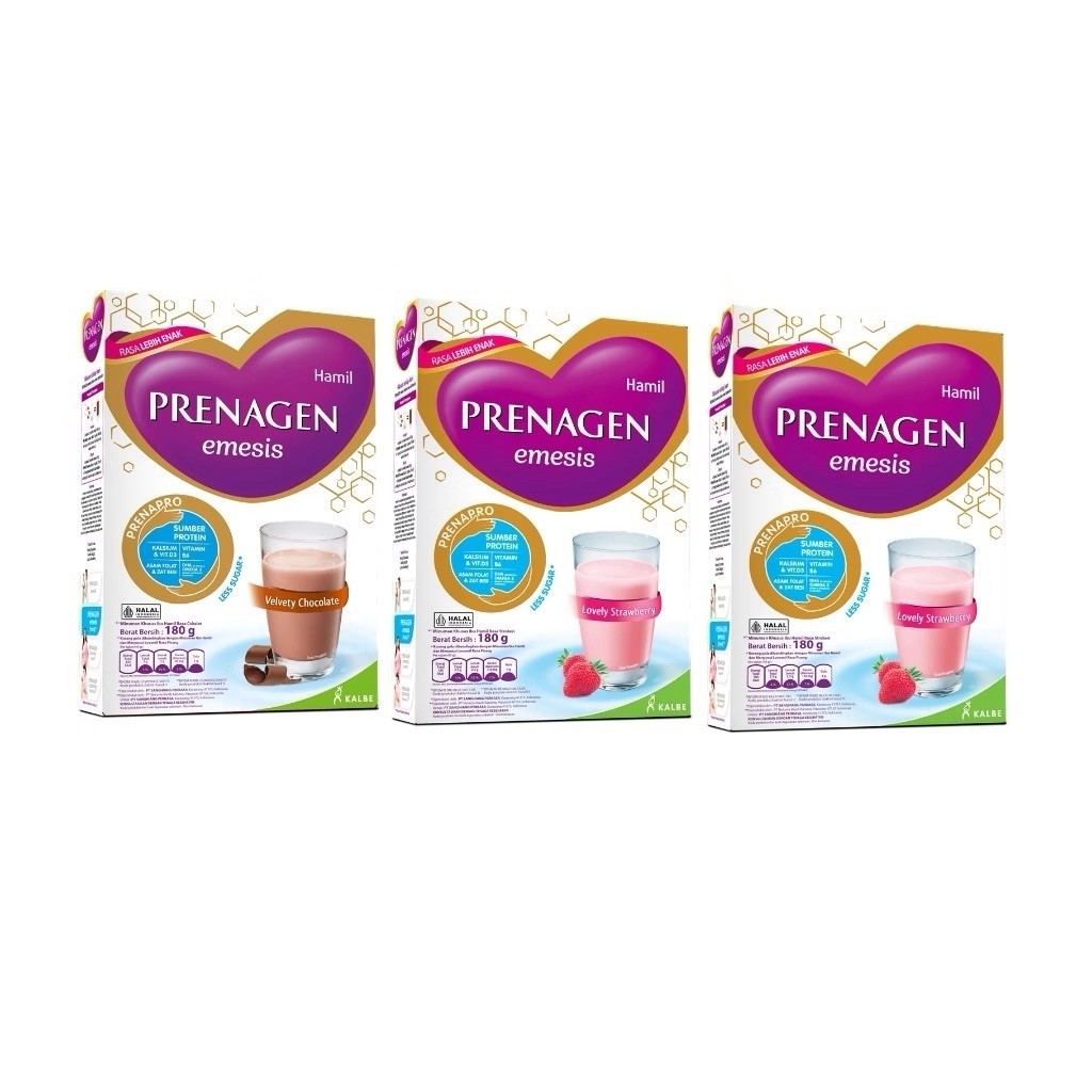 Prenagen Emesis Vanila 180g - Susu Ibu Hamil dengan Vitamin B6 untuk Mengatasi Mual