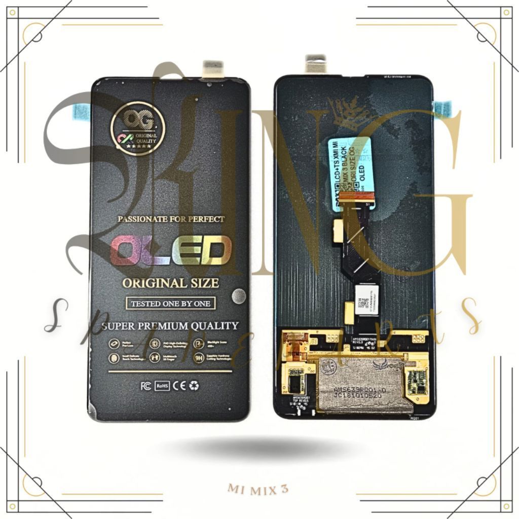 LCD TOUCHSCREEN XIAOMI MI MIX 3 ORI SIZE OG OLED