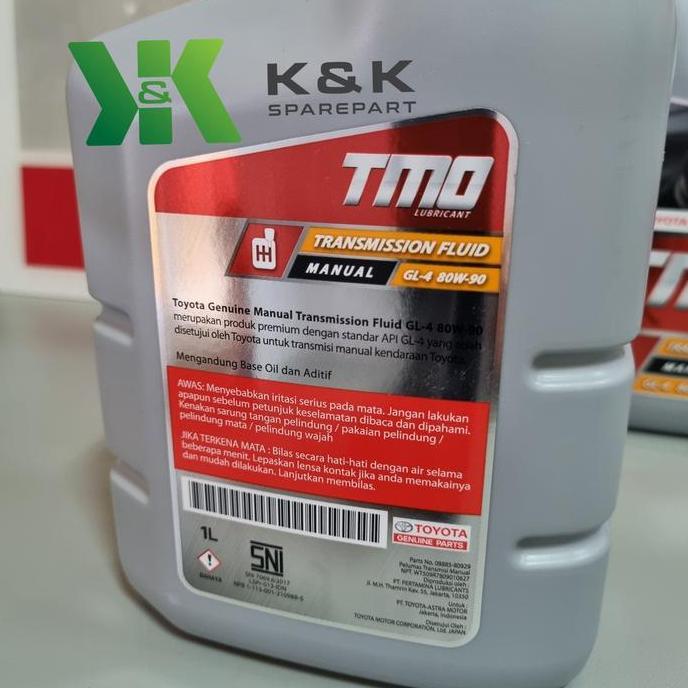 Promo Oli Gardan / Transmisi Manual Toyota TMO MTF GL-4 80W-90 (100% ASTRA) Diskon