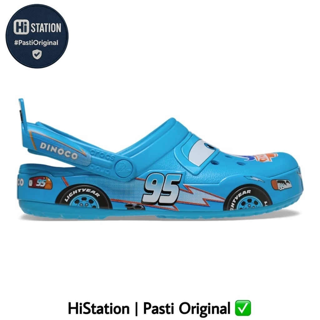 Crocs Pixar Cars Lightning McQueen Dinoco Crocband Clog Unisex Multi - 213582-90H