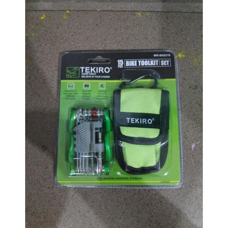 tekiro  bike toolkit set 15pcs