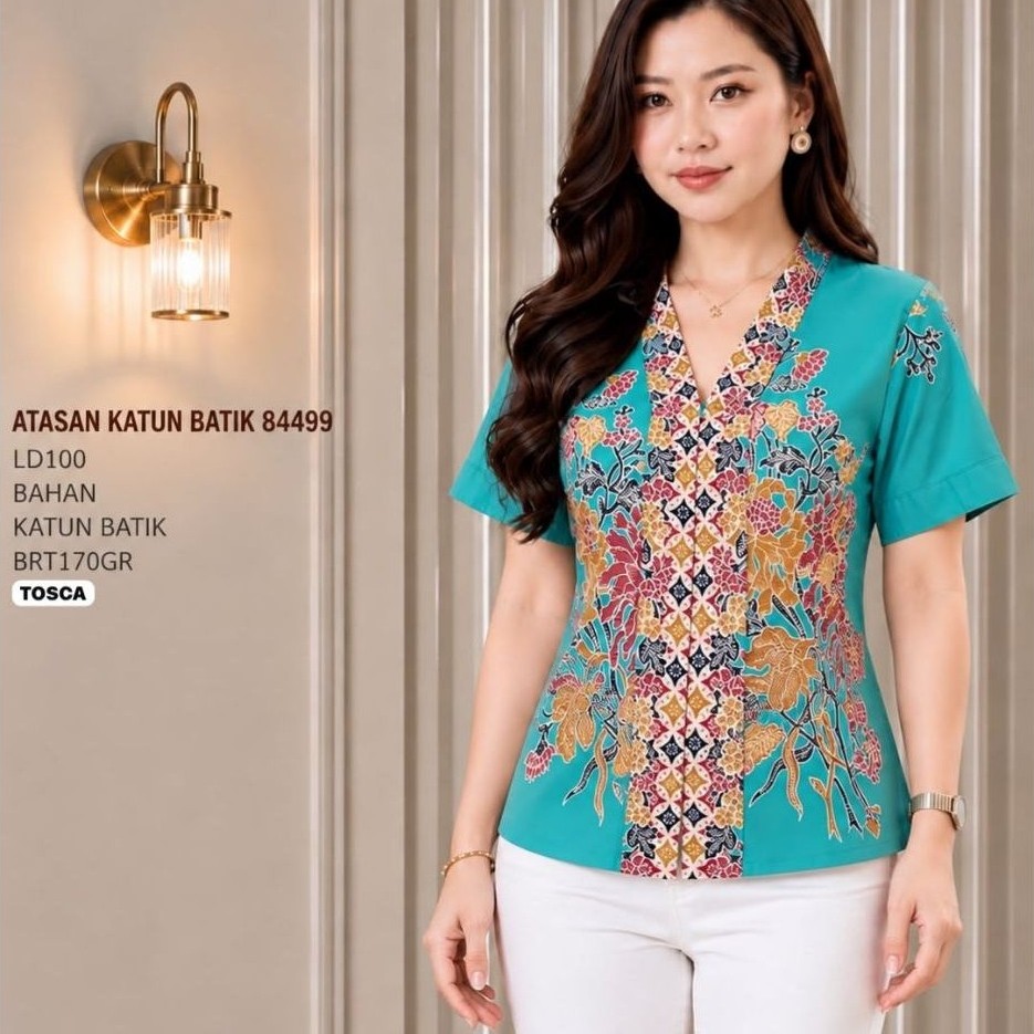 [Fz] ATASAN BATIK LENGAN PENDEK