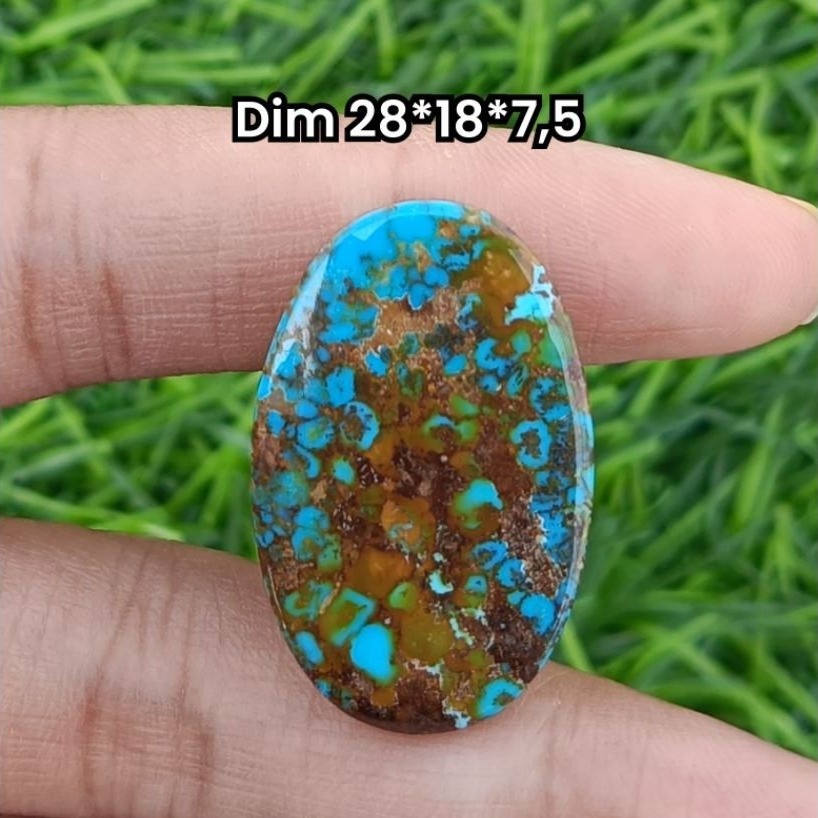 losestone pirus Persia original Iran warna biru gradasi