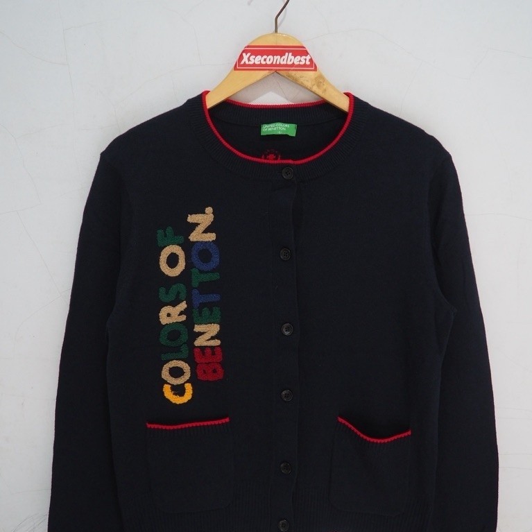 COLORS OF BENETTON KNIT CARDIGAN