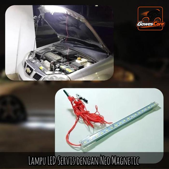 LAMPU LED EMERGENCY SERVICE MOBIL CAPIT AKI MAGNET SUPERBRIGHT