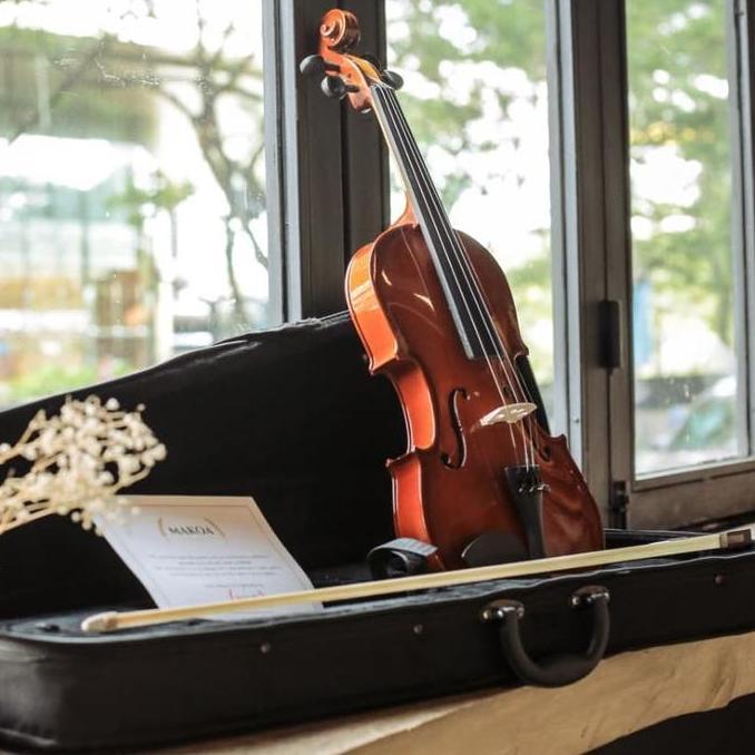 Biola Vienna Original Full Set Hardcase / Biola Akustik Impor - Indocentra