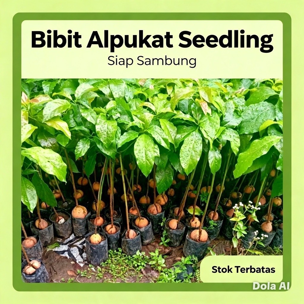 Bibit Alpukat Seedling - Cocok untuk sambung pucuk