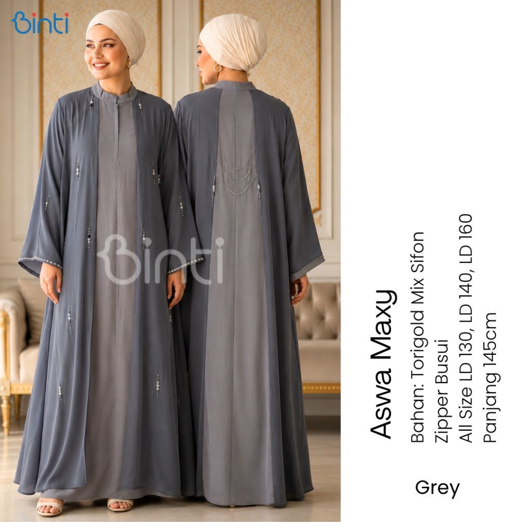 tania maxy gamis jumbo bahan uragiri ori by enter