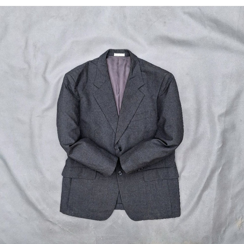 preloved jas abu abu pria bahan wool /blazer second laki laki/jas pria atasan zeus/y23