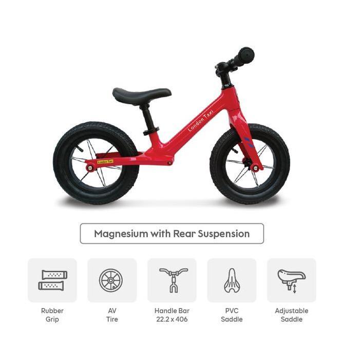 Promo Sepeda Anak London Taxi Balance Bike PRO - Ruby Diskon