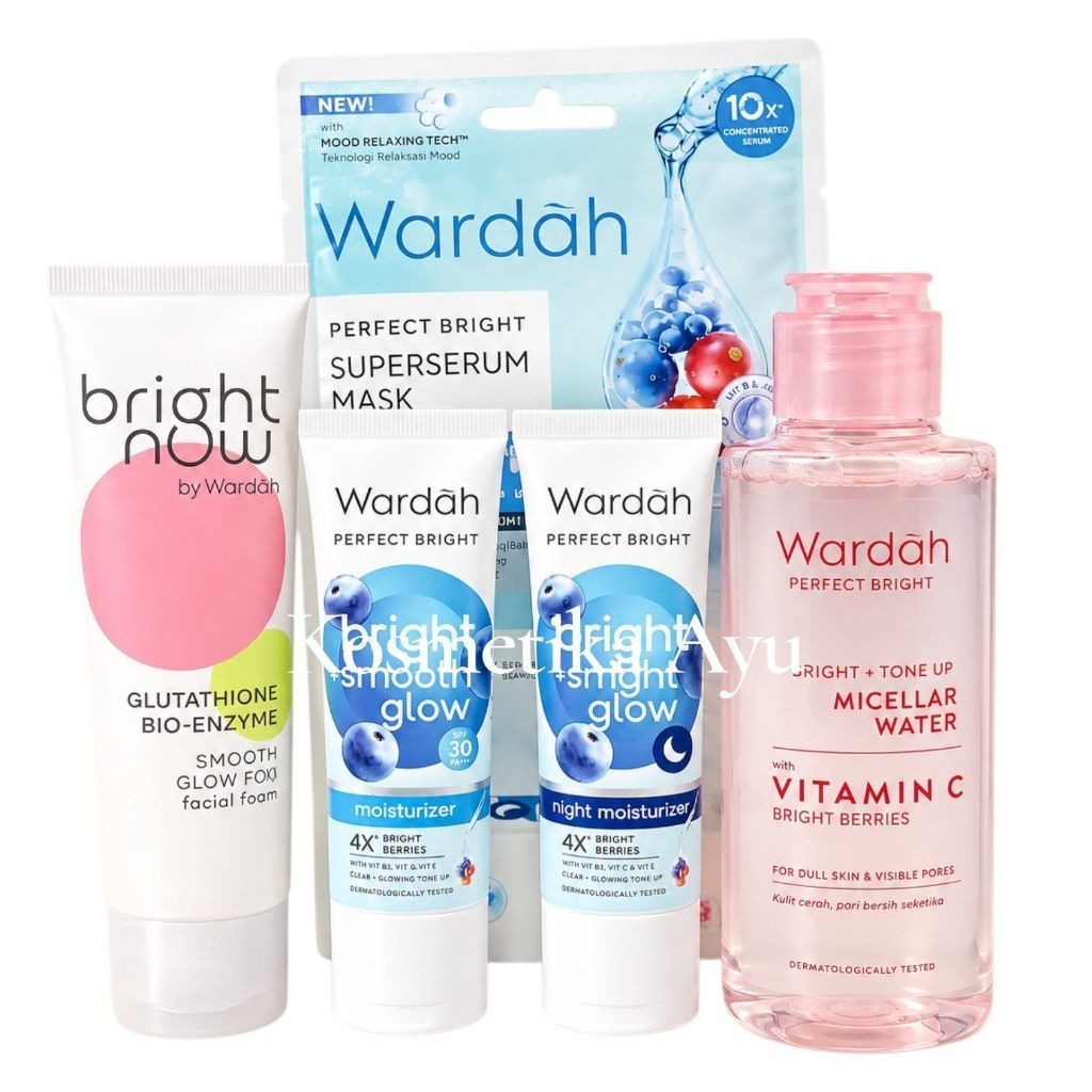 Wardah Perfect Bright Normal Skin Paket/Wardah Paket Skincare Pemula/Wardah Paket Skincare Remaja
