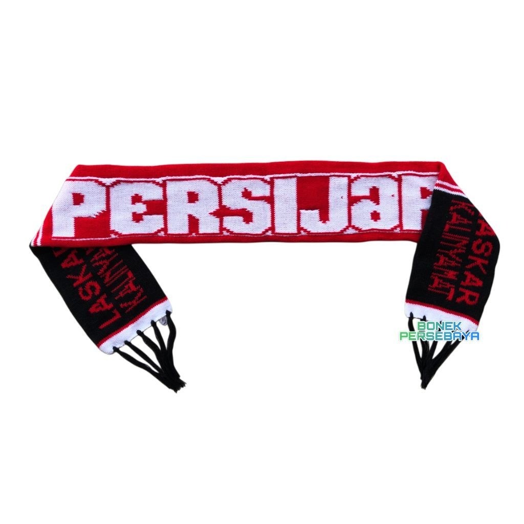 Syal Persijap Jepara Rajut Wol Premium 2 Sisi | Scarf Supporter Laskar Kalinyamat