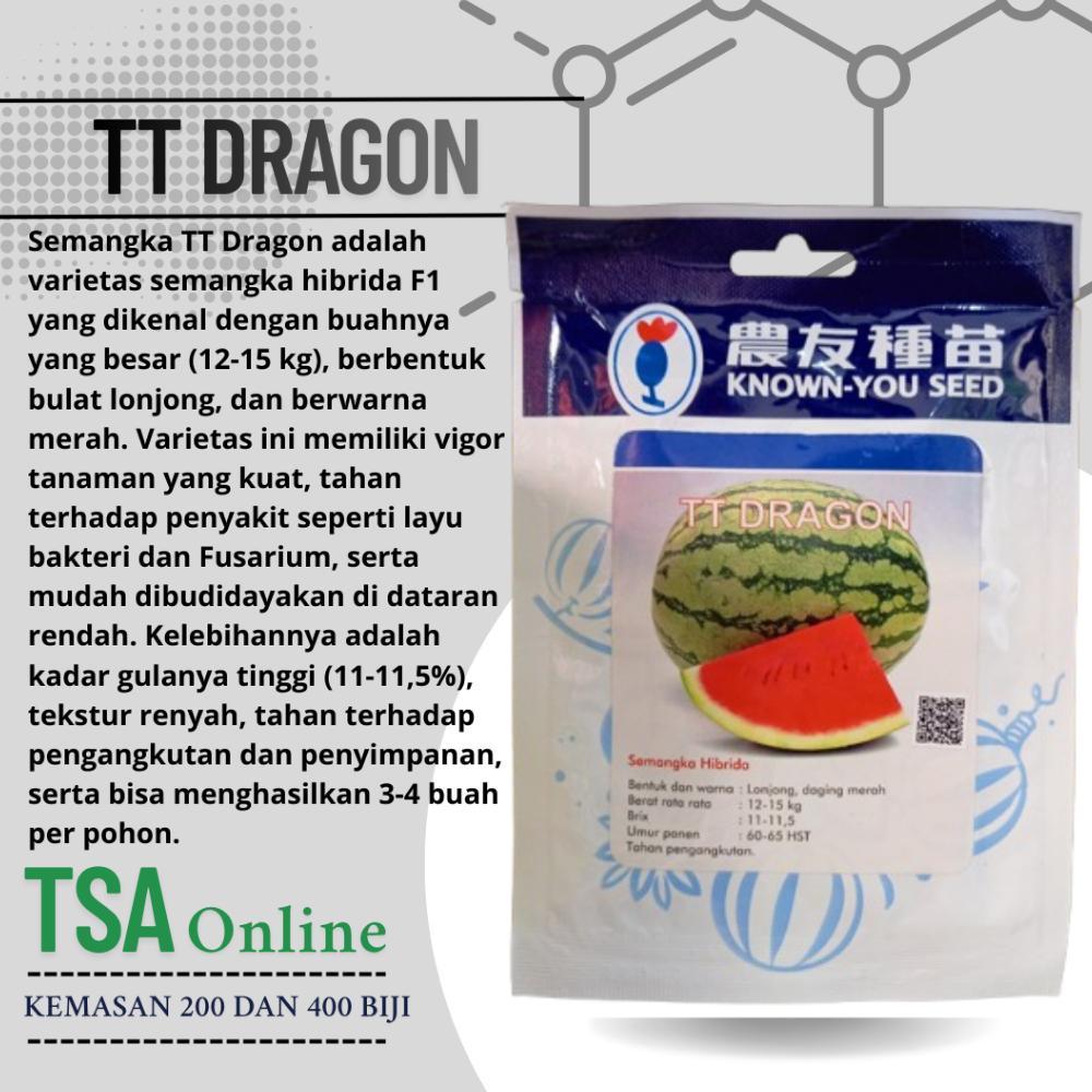 BENIH SEMANGKA MERAH MERONA TT DRAGON ISI 400 BIJI DAN JS PAMELA JAYA SEED ORIGINAL DISKON
