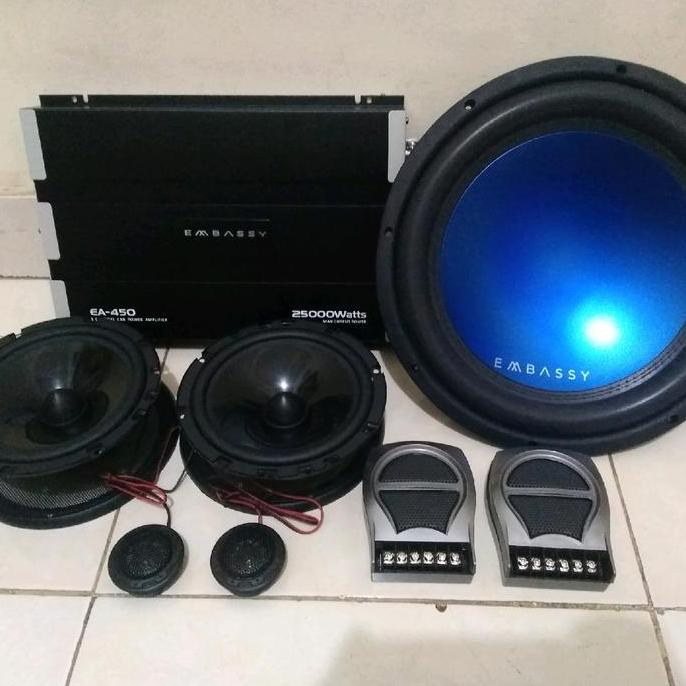 paket audio merk embassy lengkap audio mobil