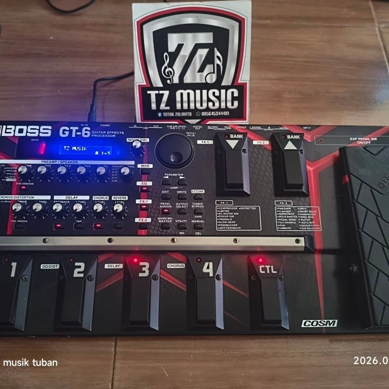 efek gitar boss gt6