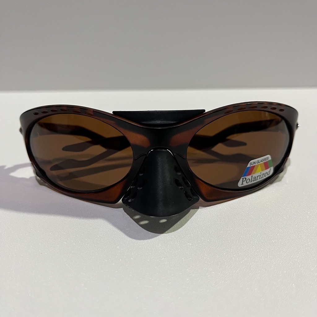 Kacamata Running Eye Jacket Plantaris Dune Brown & Black Matte Polarized Lens ( Global Customer )