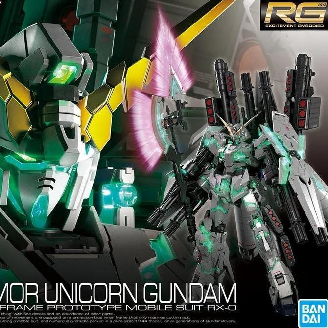 gundam gundam 1/144 rg unicorn desmond full armor part bandai
