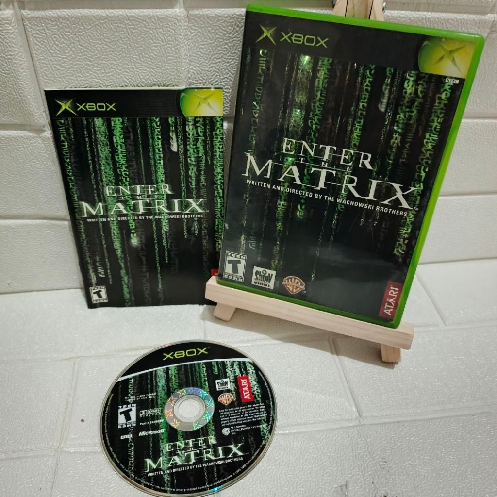 dvd game original xbox classic the matrix