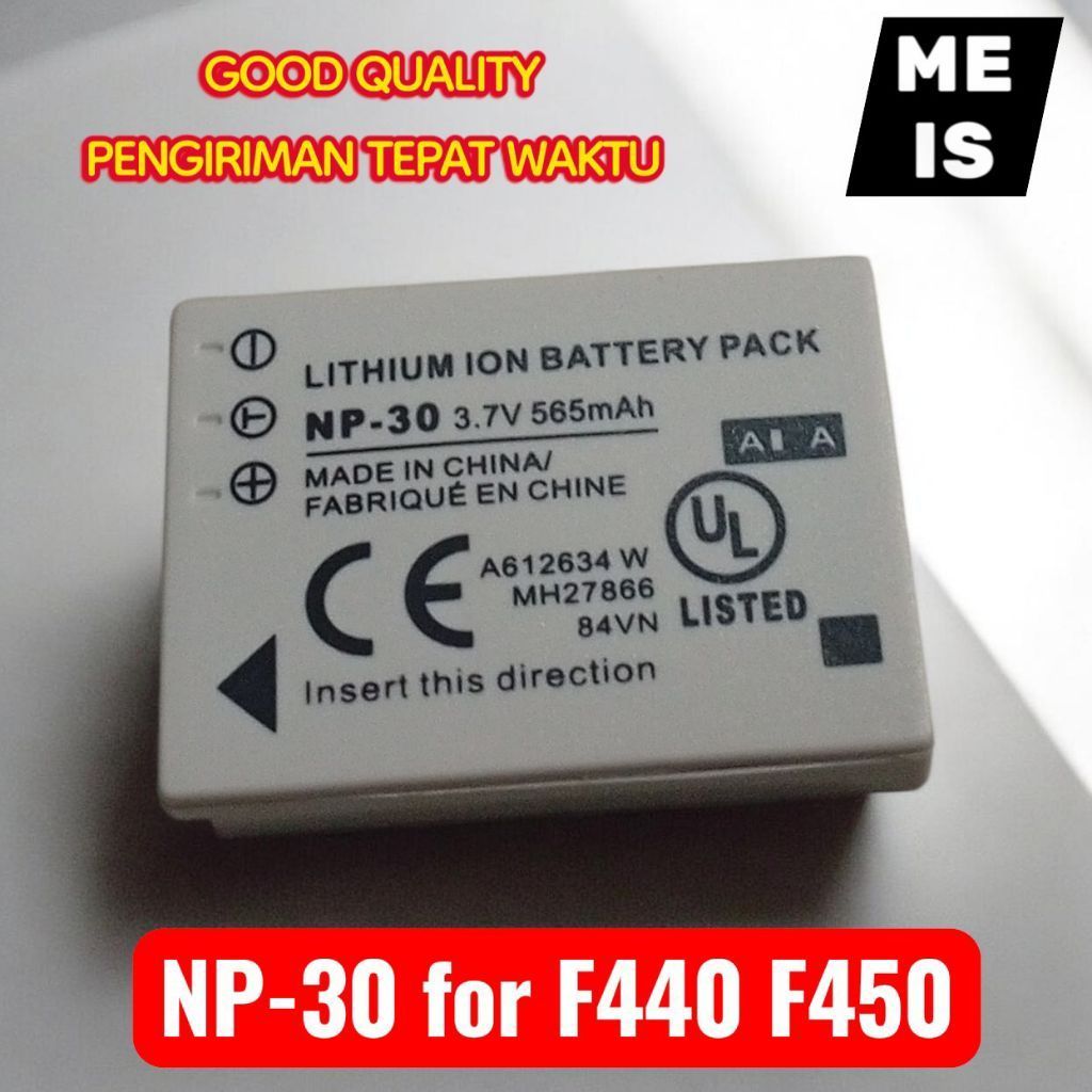 Baterai NP-30 for Fujifilm Finepix F440 F450 - Batre Battery
