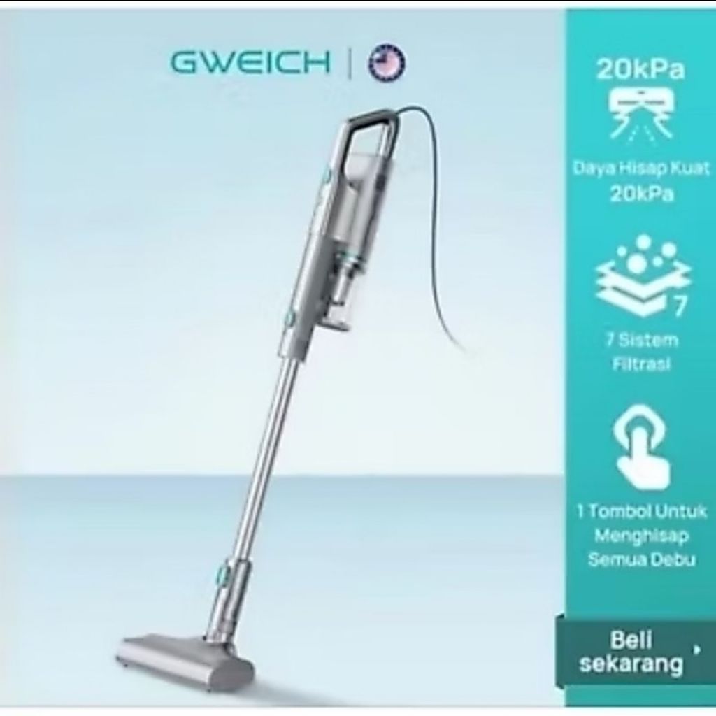 [KHUSUS INSTANT] Gweich Vacuum Cleaner GWV-206W06 Alat Penyedot Debu