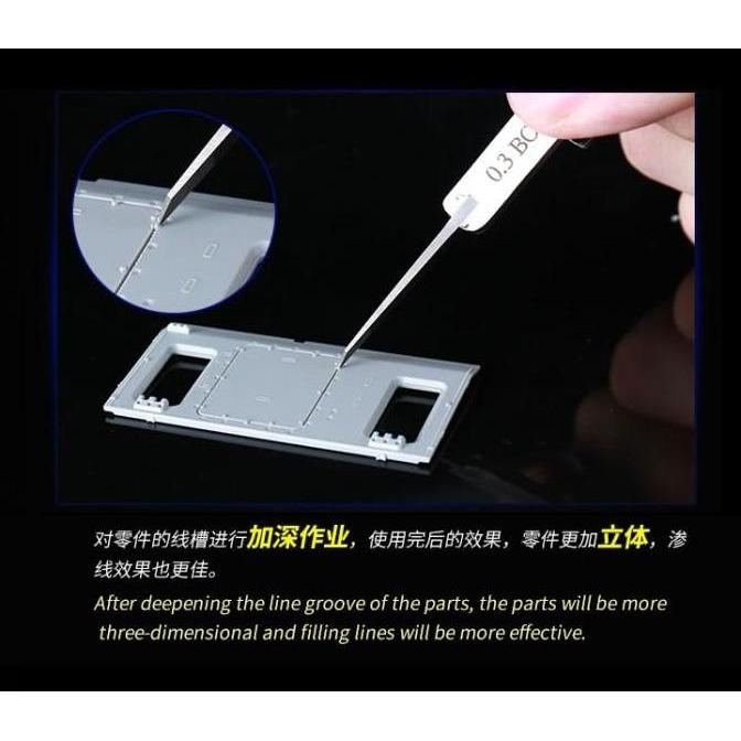 gundam Border Model Tool Cemented Carbide Engraver Chisel - Gundam Scriber