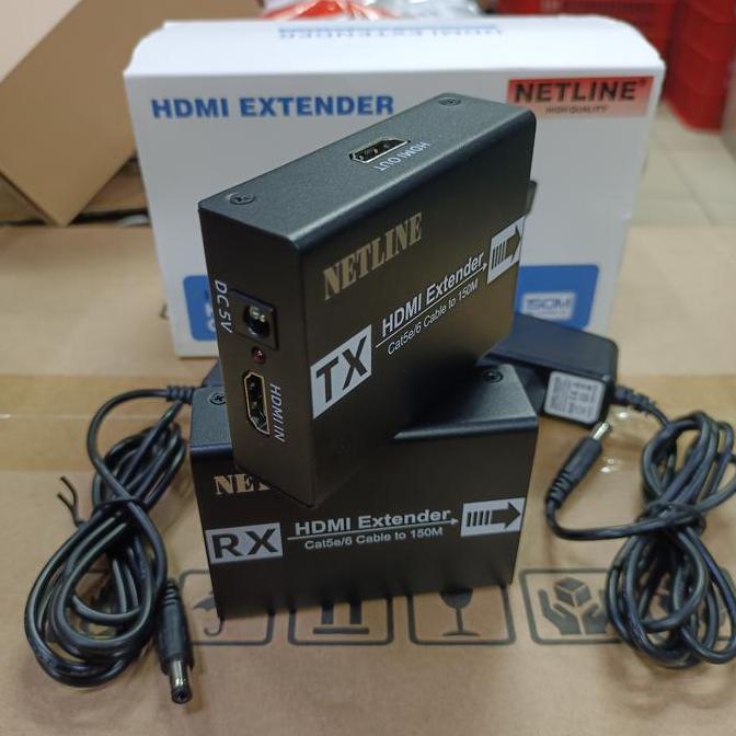 HARGA DISC - Netline Conventer HDMI Extender 150M