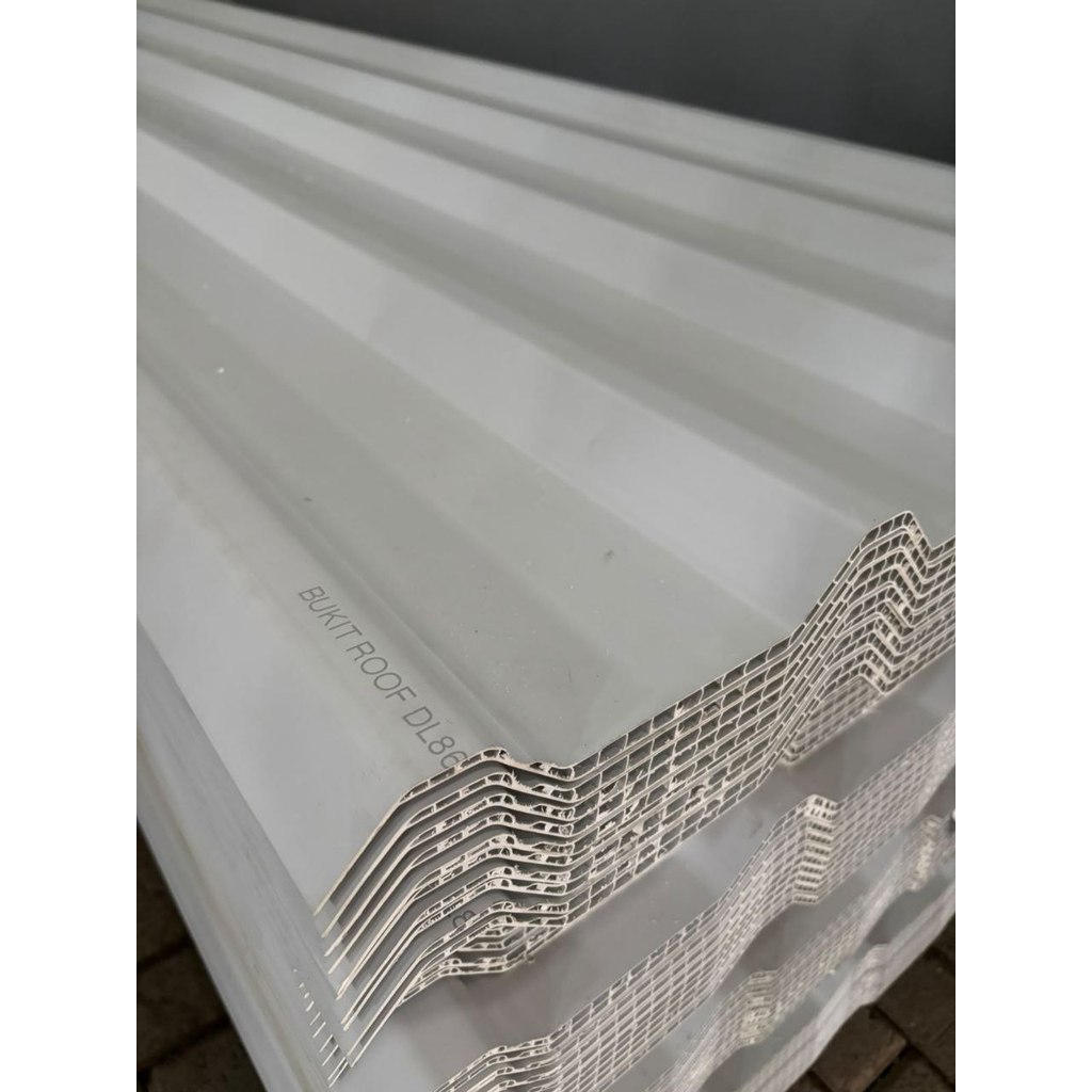 atap upvc double layer / atap upvc doble layer / atap upvc 2 layer
