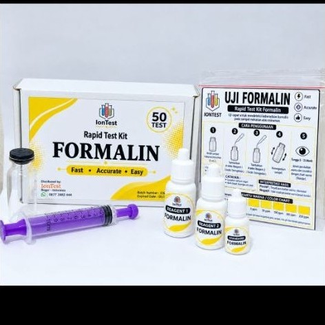 Test Kit Formalin / Formaldehid / Formaldehyde