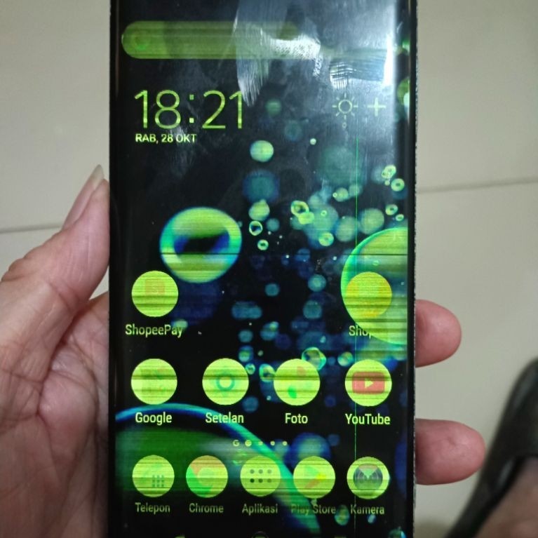 LCD Sony xz3 minusan utk test mesin