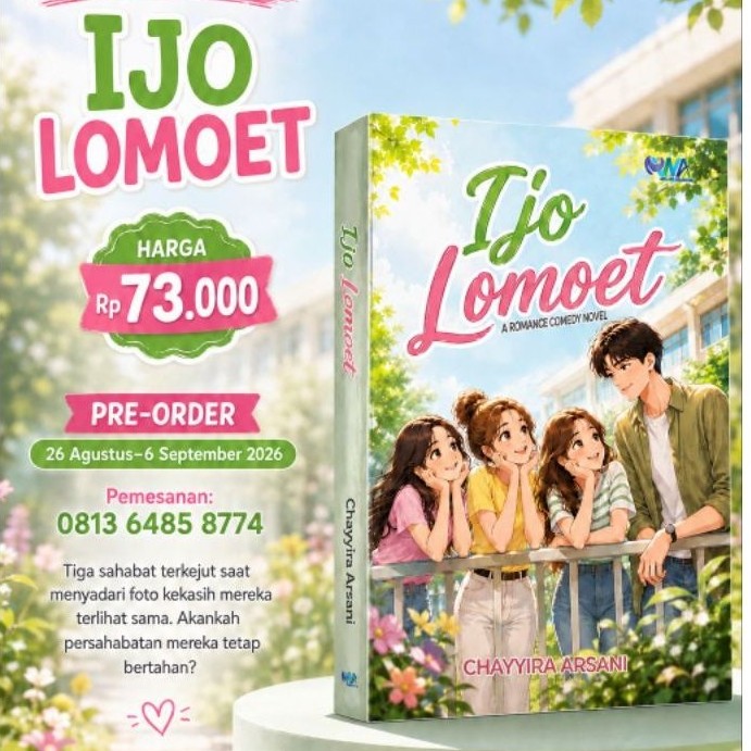Buku Ijo Lomoet A Romance Comedy Novel Chayyira Arsani novel romansa