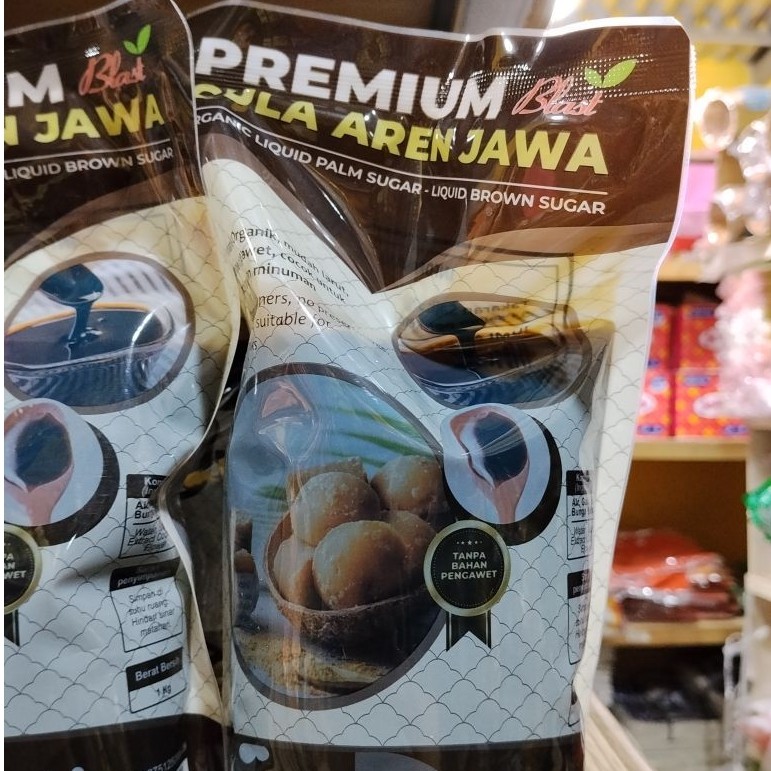 Gula Aren Cair Jawa Premium 1kg - Manis Alami, Mudah Larut, Aroma Karamel