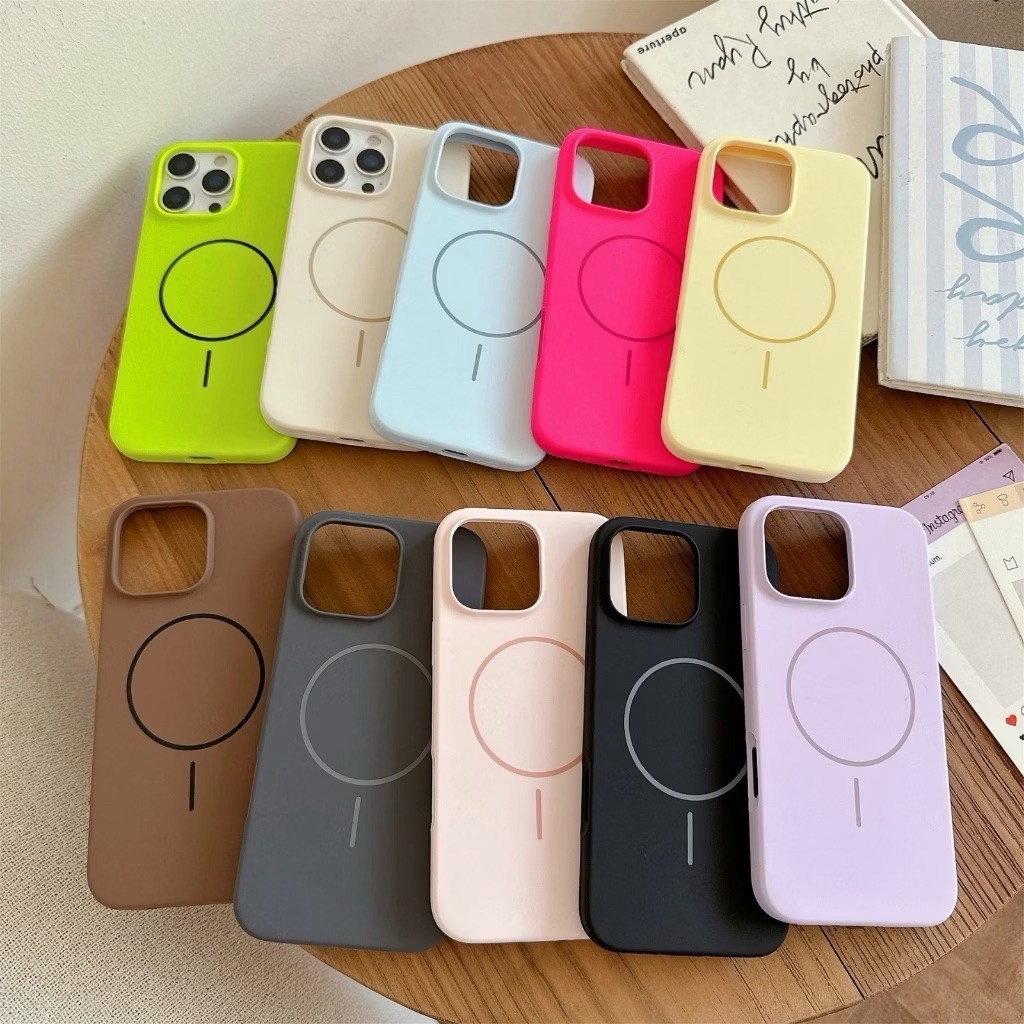 LIQUID SILICONE MAGSAFE CASE IPHONE 11 12 13 14 15 16 14+ 15+ 16+