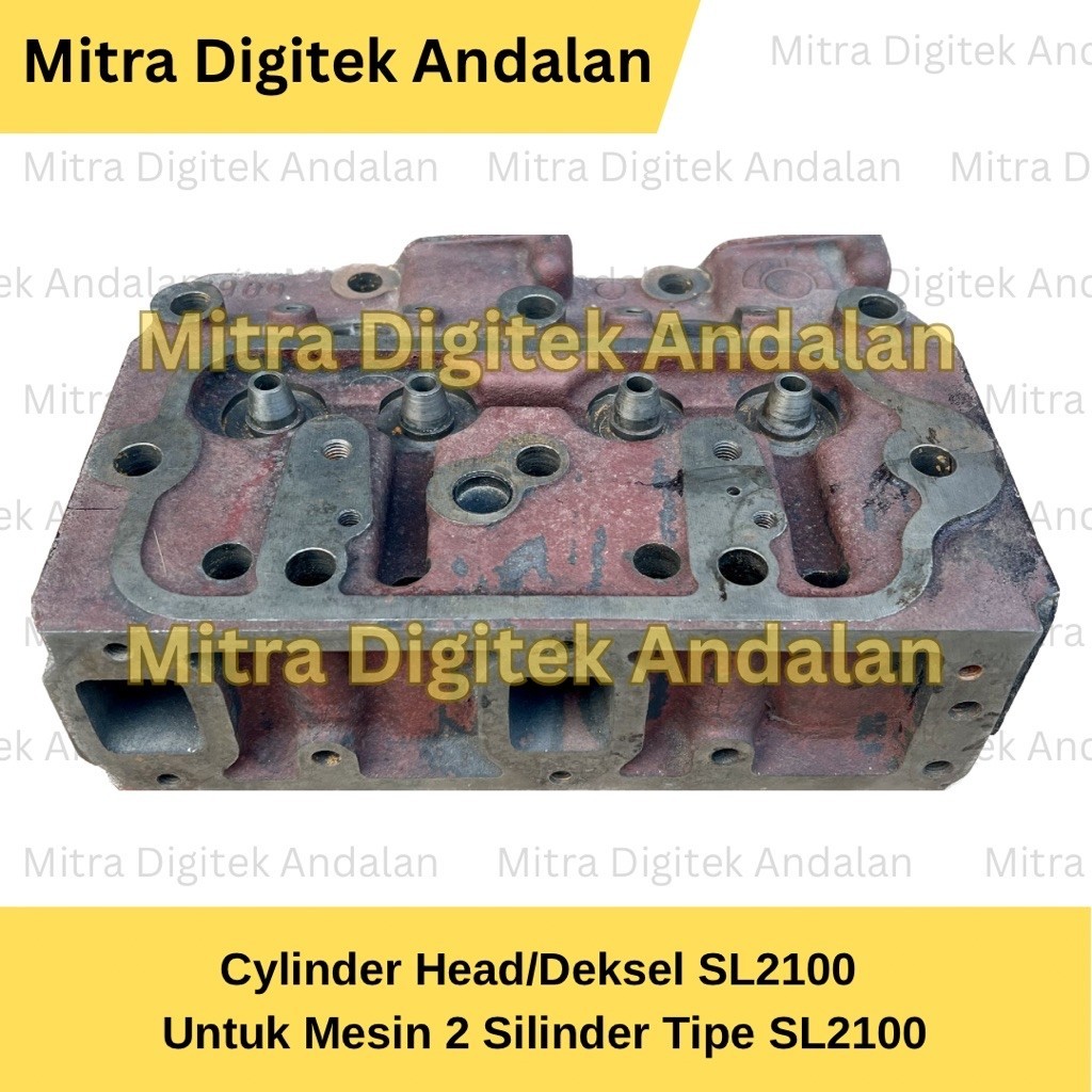 Deksel / Cylinder Head SL2100 (Untuk Mesin 2 Silinder)