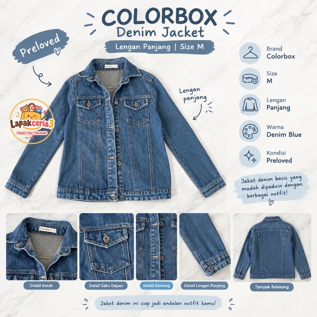 Denim Jacket / Jaket Denim (Preloved)