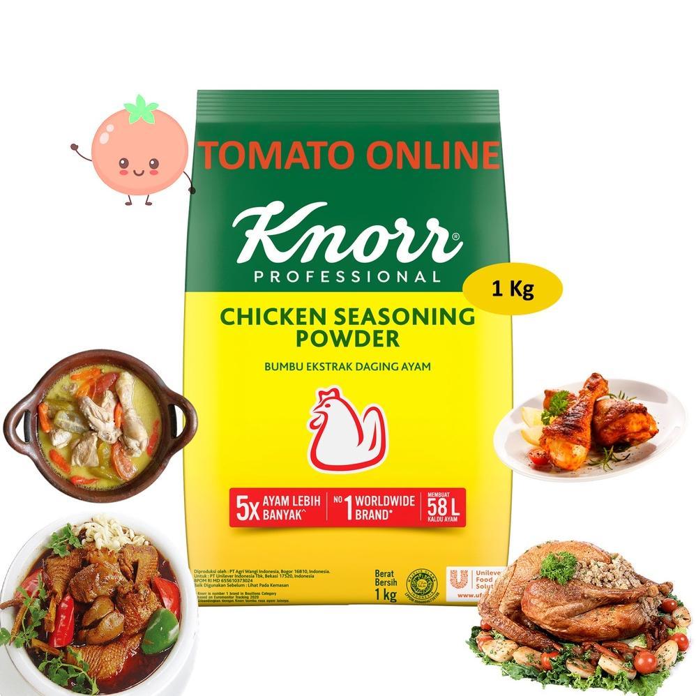 Knorr Knoor Chicken Seasoning Powder Refill 1 kg 1kg / 1000 gr gram G Diskon
