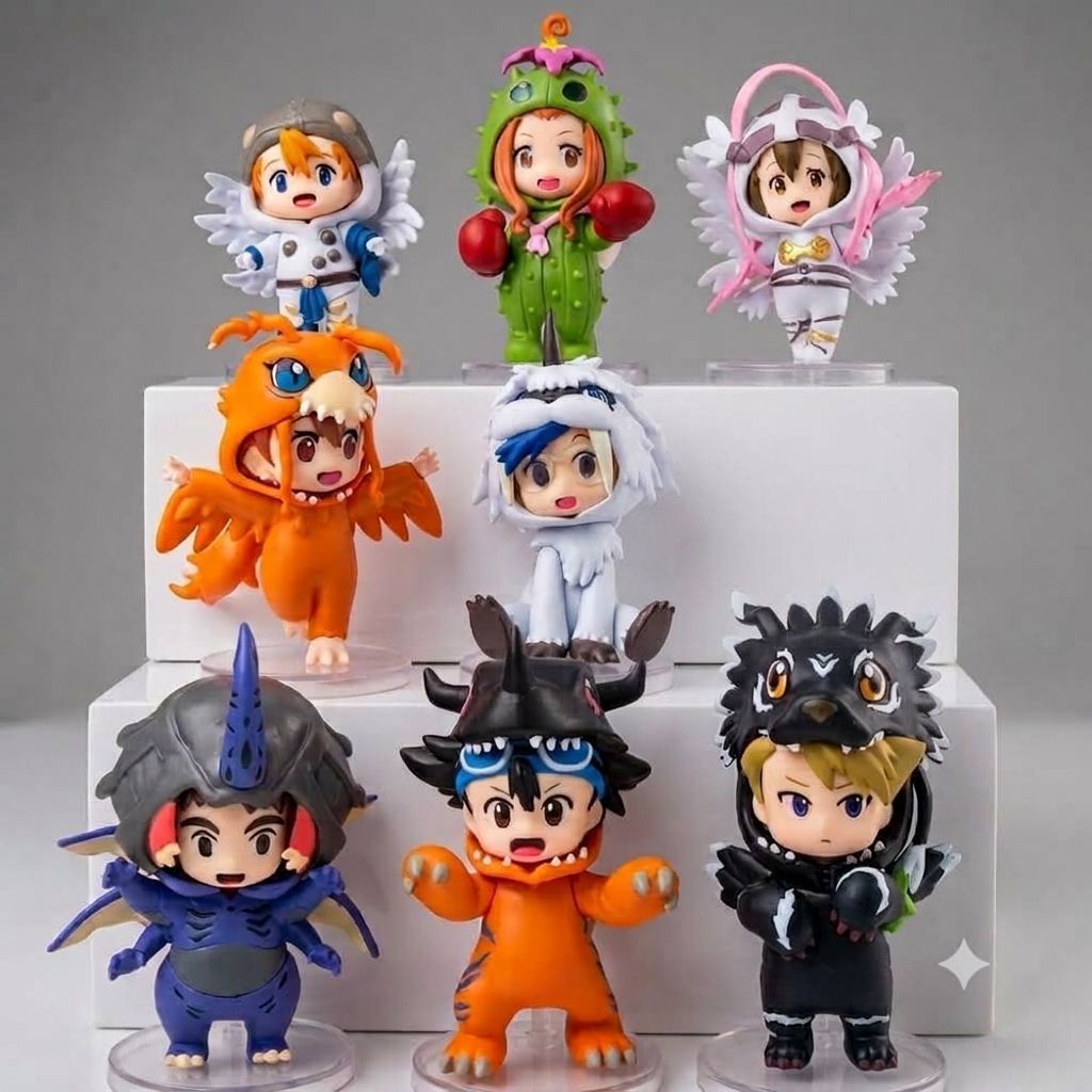 Digimon Adventure Tri 8 Pcs Mini Figure PVC