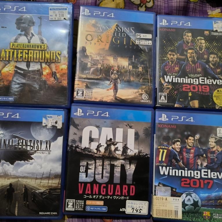 Game PS4 PlayerUnknown's Battlegrounds Assassin's Creed Origin Winning Eleven 2019 Final Fantasy XV 